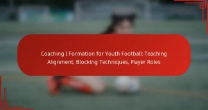 Coaching I Formation for Youth Football: Teaching Alignment, Blocking Techniques, Player Roles