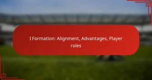 I Formation: Alignment, Advantages, Player roles